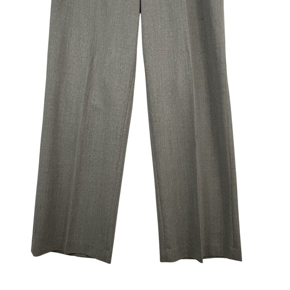 Lauren Ralph Lauren Pants Women's 14W High Rise Gray Trousers Pockets Wool - Picture 4 of 16